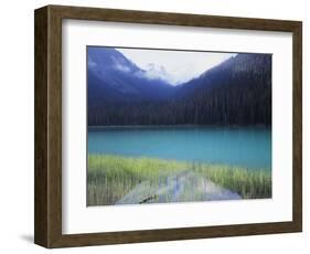 Joffre Lakes Provincial Park, Lower Joffre Lake Color by Glacial Silt-Christopher Talbot Frank-Framed Photographic Print