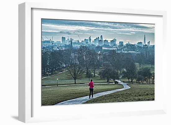 Jogger, Primrose Hill-Adam Butler-Framed Giclee Print