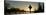 Jogger Silhouetted Against the Rising Sun as He Runs Past the Serpentine Lake in Hyde Park, London-null-Stretched Canvas