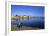 Joggers Along Sortedams So (Sortedams Lake), Copenhagen, Denmark, Scandinavia, Europe-Simon Montgomery-Framed Photographic Print