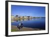 Joggers Along Sortedams So (Sortedams Lake), Copenhagen, Denmark, Scandinavia, Europe-Simon Montgomery-Framed Photographic Print