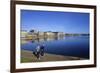 Joggers Along Sortedams So (Sortedams Lake), Copenhagen, Denmark, Scandinavia, Europe-Simon Montgomery-Framed Photographic Print