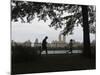 Joggers, Central Park, Manhattan, New York City, New York, USA-Amanda Hall-Mounted Photographic Print