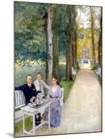 Joh Salve Kallevig, Gudrun Kallevig, Morten Kallevig, C1900-1928-Eilif Peterssen-Mounted Giclee Print