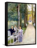 Joh Salve Kallevig, Gudrun Kallevig, Morten Kallevig, C1900-1928-Eilif Peterssen-Framed Stretched Canvas