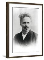 Johan August Strindberg (1849-1912)-Reutlinger Studio-Framed Photographic Print