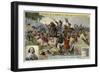 Johan Baner Surprises the Army of the Holy Roman Empire in Camp, Near Wittstock, Germany, 1636-null-Framed Giclee Print
