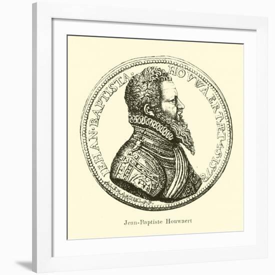 Johan Baptista Houwaert, Flemish Author-null-Framed Giclee Print