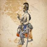 Private Soldier of the Hungarian Infantry, 1835-1849 (Watercolour)-Johan Baptiste Heinefetter-Giclee Print