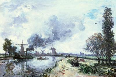 Dutch Landscape with Windmills, 1868