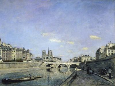 The Seine and Notre, Dame in Paris, c.1864