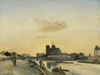 View of Notre Dame, Paris, 1864