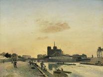 The Seine and Notre, Dame in Paris, c.1864-Johan-Barthold Jongkind-Giclee Print