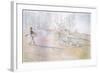 Johan Carried the Oats in a Big Open Bag Fastened by Straps-Carl Larsson-Framed Giclee Print