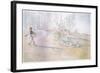 Johan Carried the Oats in a Big Open Bag Fastened by Straps-Carl Larsson-Framed Giclee Print