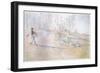 Johan Carried the Oats in a Big Open Bag Fastened by Straps-Carl Larsson-Framed Giclee Print