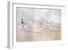 Johan Carried the Oats in a Big Open Bag Fastened by Straps-Carl Larsson-Framed Giclee Print