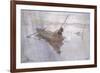 Johan Catching a Fine Pike-Carl Larsson-Framed Giclee Print