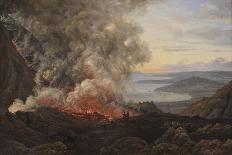 Eruption of the Volcano Vesuvius, 1821-Johan Christian Dahl-Giclee Print