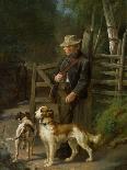 Boy with sporting dogs, 1872-Johan Fredrik Eckersberg-Giclee Print