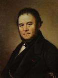 The French Writer Henri Beyle, also known as Stendhal, 1840-Johan Olaf Sodermark-Framed Stretched Canvas