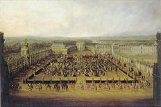 Caroussel Comique, Parade in the Zwingerhof, Dresden 1722, before 1725-Johann Alexander Thiele-Giclee Print