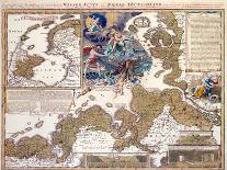 Vignettes of the World from Grosser Atlas, 1725-Johann Baptista Homann-Framed Giclee Print