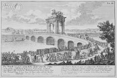Bridge of Augustus on Via Flaminia, Italy, from Entwurf Einer Historischen Architektur-Johann Bernhard Fischer Von Erlach-Giclee Print