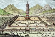 Porcelain Tower of Nanking, Plate 12, Entwurf Einer Historischen Architektur, Engraved Delsenbach-Johann Bernhard Fischer Von Erlach-Giclee Print