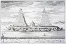 Pyramids of Egypt, Plate 4, Entwurf Einer Historischen Architektur, Engraved by J.A. Delsenbach-Johann Bernhard Fischer Von Erlach-Giclee Print