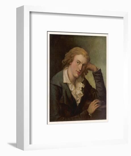 Johann Christoph Friedrich Schiller German Writer in 1786-null-Framed Art Print