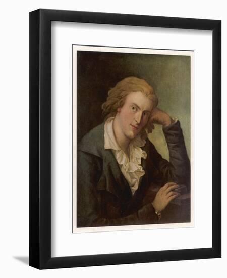 Johann Christoph Friedrich Schiller German Writer in 1786-null-Framed Art Print