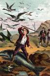 Ernest Driving the Birds Away from a Dead Shark-Johann David Wyss-Art Print