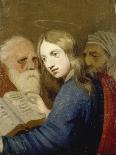 Jesus Christ Aged Twelve, Among the Scribes, 1807-Johann Friedrich Overbeck-Giclee Print