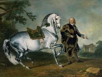 The Bay Horse' Sincero'-Johann Georg Hamilton-Stretched Canvas