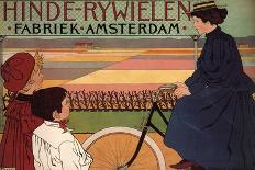 Hinde Rijwielen Fabriek Amsterdam, 1896-Johann Georg van Caspel-Framed Stretched Canvas