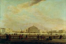 Changing of the Guard at the Palace Square in Saint Petersburg, C. 1800-Johann Georg Von Mayr-Giclee Print