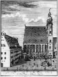 St. Thomas Church and School in Leipzig, 1723-Johann Gottfried Krugner-Framed Giclee Print