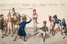 Fencing Lesson, 1814-Johann Gottfried Schadow-Framed Giclee Print