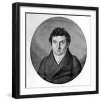 Johann Gottlieb Fichte, Engraved by Johann Friedrich Jugel after a Painting of 1808-Heinrich Anton Dahling-Framed Giclee Print