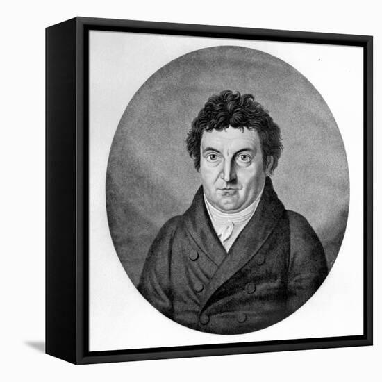 Johann Gottlieb Fichte, Engraved by Johann Friedrich Jugel after a Painting of 1808-Heinrich Anton Dahling-Framed Stretched Canvas