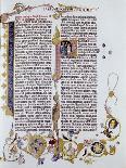 Gutenberg Bible-Johann Gutenberg-Framed Stretched Canvas