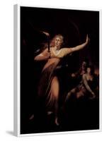 Johann Heinrich Fussli (The schlafwandelnde Lady Macbeth) Art Poster Print-null-Framed Poster