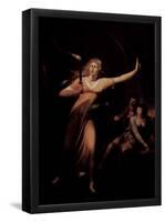 Johann Heinrich Fussli (The schlafwandelnde Lady Macbeth) Art Poster Print-null-Framed Poster