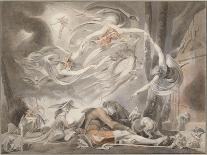 Lady Macbeth Walking in Her Sleep-Johann Heinrich Fussli-Stretched Canvas