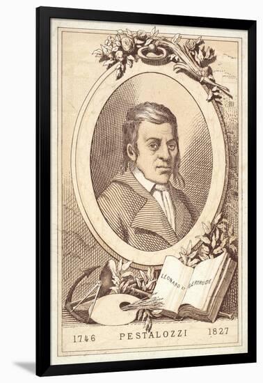 Johann Heinrich Pestalozzi, Swiss Philosopher and Educational Reformer-null-Framed Giclee Print