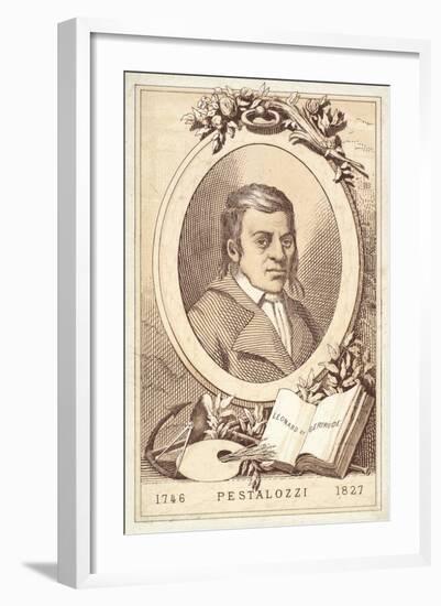 Johann Heinrich Pestalozzi, Swiss Philosopher and Educational Reformer-null-Framed Giclee Print