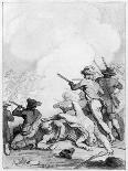 Battle of Lexington, 1775-Johann Heinrich Ramberg-Framed Giclee Print