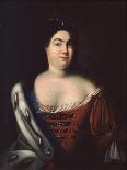 Portrait of Empress Anna Ioannovna (1693-1740)-Johann-Heinrich Wedekind-Laminated Giclee Print