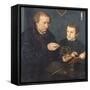 Johann I Neudorfer and His Son, 1561-Nicolas Neufchatel-Framed Stretched Canvas